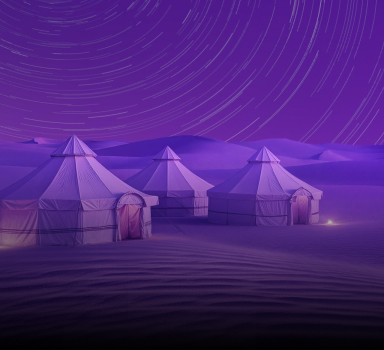 Polnočná párty na púšti v Maroku